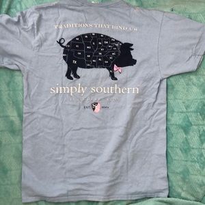 Simply southern Carolina blue tee shirt